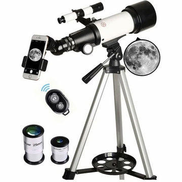 SKONYON 望遠鏡 子供 初心者 大人用 70mm 天文学屈折望遠鏡 調節可能な三脚付き - 子供へのプレゼントに最適な望遠鏡